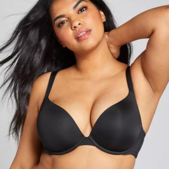 Cacique 46 D Smooth Boost Plunge Bra - Picture 4 of 6